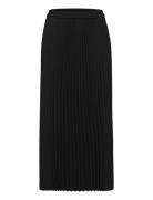 Slfalexis Mw Midikirt Knelangt Skjørt Black Selected