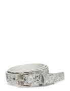 Glitter Belt Belte Silver Mango