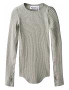 Rochelle Tops T-shirts Long-sleeved T-shirts Grey Molo