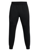 Ua Unstoppable Flc Jgr Eu Bottoms Sweatpants Black Under Armour