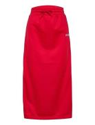 Svea Logo Midi Skirt Knelangt Skjørt Red Svea