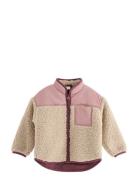 Jacket Pile Baby Outerwear Fleece Outerwear Fleece Jackets Pink Lindex