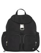 Flap Nylon Backpack Ryggsekk Veske Black Calvin Klein