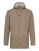 Jacket W3 Outerwear Rainwear Rain Coats Beige Rains