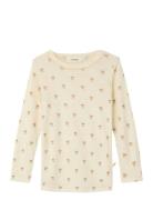 Nmfnalu Wo/Mo Ls Slim Top Lil Tops T-shirts Long-sleeved T-shirts Crea...
