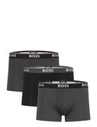 Trunk 3P Power Desig Boksershorts Black BOSS