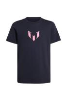 Y Messi N&N G T Tops T-shirts Short-sleeved Black Adidas Performance