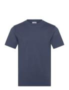 Sid Basic T-Shirt Tops T-shirts Short-sleeved Navy J. Lindeberg