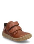 Shoes - Flat - With Velcro Snørestøvletter Støvletter Brown ANGULUS