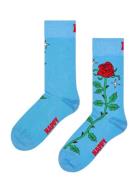 Rose Sock Lingerie Socks Regular Socks Blue Happy Socks