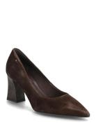 Women Court Sho Shoes Heels Pumps Classic Brown Tamaris