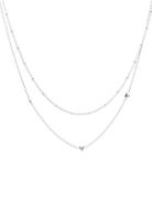 Lovely Double Chain Neck 40 Accessories Jewellery Necklaces Chain Neck...