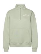 Linear Heritage Fleece Half Zip Tops Sweat-shirts & Hoodies Sweat-shir...