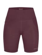 Flattering High Waist Bike Tights Sport Shorts Cycling Shorts Burgundy...