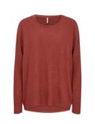 Sc-Biara Tops Knitwear Jumpers Red Soyaconcept