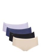 Sloggi Basic+ Midi C4P Hipstertruse Undertøy Multi/patterned Sloggi