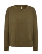 Sc-Banu Tops Sweat-shirts & Hoodies Sweat-shirts Green Soyaconcept