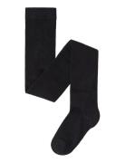 Tights Sg H Plain Knitted Tights Black Lindex