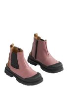 Chelsea Saida Tex Snørestøvletter Støvletter Pink Wheat