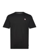 Biella Regular Short Sleeve T-Shirt Sport T-shirts Short-sleeved Black...