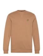 Crew Neck Sweatshirt Tops Sweat-shirts & Hoodies Sweat-shirts Beige Ly...