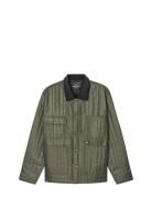 Quilt Chore Jacket Vattert Jakke Khaki Green Mads Nørgaard