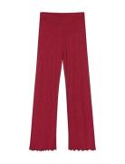 5X5 Stripe Lonnie Pants Bottoms Trousers Straight Leg Red Mads Nørgaar...