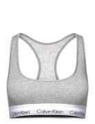 Unlined Bralette Lingerie Bras & Tops Soft Bras Tank Top Bras Grey Cal...