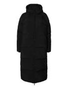 Slfmaya Down Long Coat Noos Fôret Kåpe Black Selected