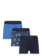 Nkmboxer 3P Dark Denim Football Noos Night & Underwear Underwear Under...