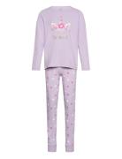 Nkfnightset Pastel Lilac Magical Noos Pyjamas Sett Purple Name It