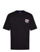 Nartupix Tops T-shirts Short-sleeved Black HUGO BLUE