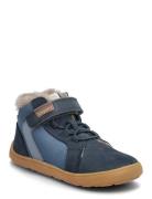Bisgaard Barefoot Rafael Lamb Høye Sneakers Navy Bisgaard