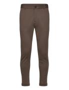 Superflex Knitted Cropped Pant Bottoms Trousers Chinos Brown Lindbergh