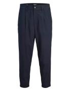 Jpstkarl Jjreese Tapered Chino Dek Bottoms Trousers Chinos Navy Jack &...