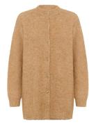 Katrudy Cardigan Tops Knitwear Cardigans Beige Kaffe