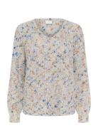 Kaeira Knit Pullover Tops Knitwear Jumpers Grey Kaffe