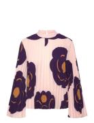 Duuri Tumma Tops Blouses Long-sleeved Pink Marimekko