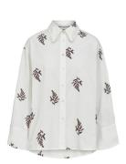 Nubaily Shirt Tops Shirts Long-sleeved White Nümph