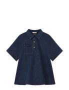 Don Denim Ss Dress Dresses & Skirts Dresses Casual Dresses Sleeveless ...