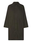 Loose Fit Canvas Car Coat Fôret Kåpe Khaki Green Weekday