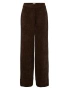 Nuthea Pants Bottoms Trousers Wide Leg Brown Nümph