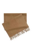 Wool Woven Scarf Accessories Scarves Winter Scarves Beige GANT