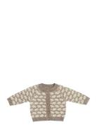 Cardigan, Ao Rabbits, Merino Wool, Powder Tops Knitwear Cardigans Beig...