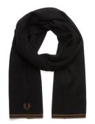 Tt Merino Wool Scarf Accessories Scarves Winter Scarves Black Fred Per...