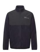 Halo Blocked Zip Fleece Tops Sweat-shirts & Hoodies Fleeces & Midlayer...