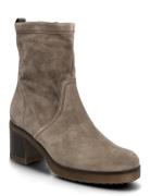 Mid Boot Shoes Boots Ankle Boots Ankle Boots With Heel Beige Gabor