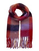 Fc Fluffy Check Scarf Accessories Scarves Winter Scarves Multi/pattern...