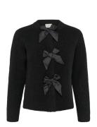 Kamay Knit Cardigan Tops Knitwear Cardigans Black Kaffe