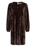 Kaelva Dress Kort Kjole Brown Kaffe